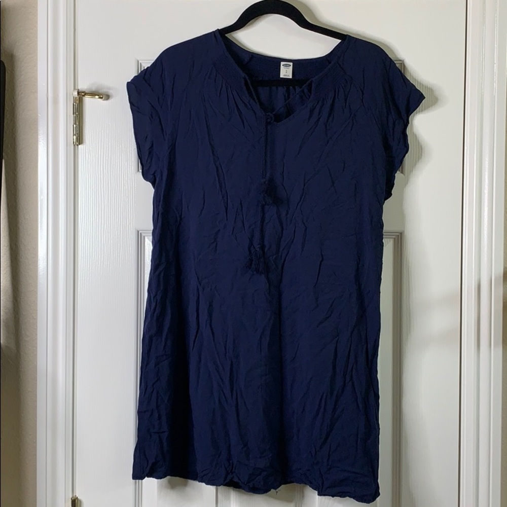 Old Navy Rayon Lost at Sea Rayon Dress w/ Tassels